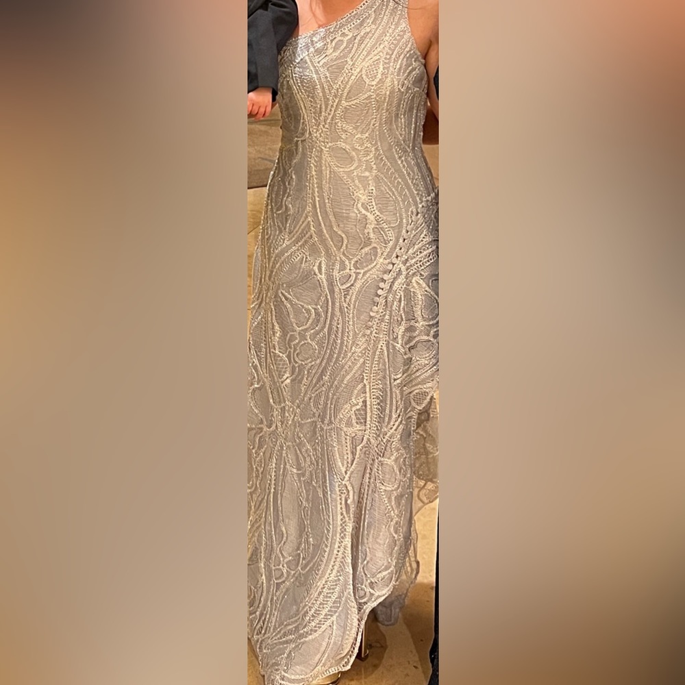 Jonathan Simkhai
Agatha Draped One-Shoulder Corded Lace Gown